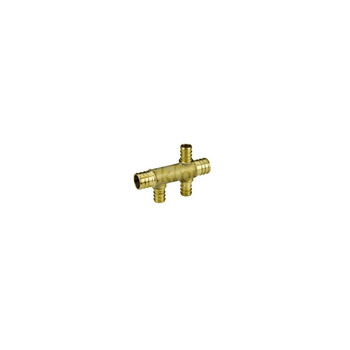 MINI ROZDZIELACZ PRZELOTOWY "3" SYSTEMU GIACOQEST DLA RUR PEX 3/4"(2)x 1/2"(3)