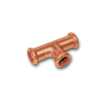 Trójnik SANHA Press Solar Cu 22 mm x 22 mm x 18 mm (zw x zw x zw)