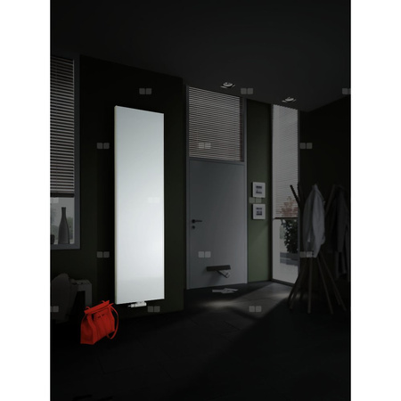 Grzejnik KermiX2 Verteo Plan typ 21 1200x66x300 biały, 10 bar, z osłonami bocznymi