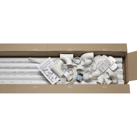 Zestaw instalacyjny PVC KIT1 (w zestawie dwuwarstwowe rury z powłoką antystatyczną o dł. 2m TUY73BK)