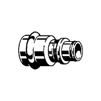 Adapter VIEGA 22335 jednoczęściowy, brąz / brąz, 18 mm (zw x w) z uszczelką