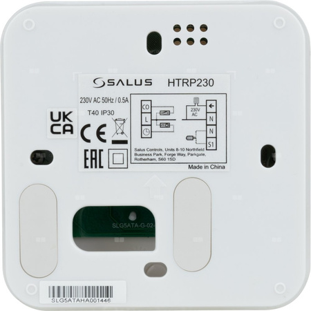 Regulator temperatury SALUS HTRP23, montaż natynkowy