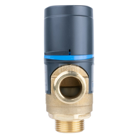 Zawór regulacyjny termostatyczny do wody ciepłej AFRISO ATM 343 ze śrubunkami mosiądz GZ 3/4'', DN 15, zakres temp. 35-60'C, Kvs 1.6 m3/h, maksymalna temperatura 90'C, maksymane ciśnienie 10 bar