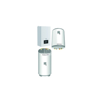 Pakiet - Kocioł gazowy jednofunkcyjny DE DIETRICH MCR4 24 kondensacyjny wiszący 3.3 - 26.1 kW + Zasobnik c.w.uAQUAvie125