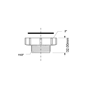 Redukcja zewnętrzno-wewnętrzna 2"x11/2"