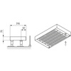 Konwektor Kermi Kon m. Str. Typ55 BH280x316x1200mm QN3444, weiß, 6bar, o. Abd., AB Uni.