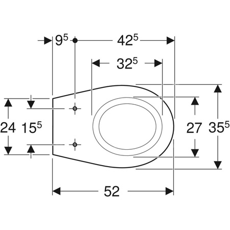Wisząca miska WC Koło Rekord, lejowa: Biały