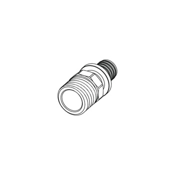 Nypel przejściowy TECE flex, brąz, 25 mm x 3/4'' (zz x GZ)