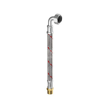 Wąż elastyczny przyłączeniowy FLAMCO MEIBES, 1/2'a (15) x 15 mm x 1/2'a (15), dł. 500 mm, GZ x GW z oplotem