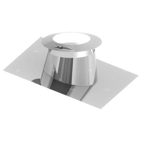 Przejście przez dach 5-15st. aluminiowe z kołnierzem fi180mm 