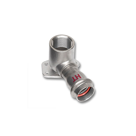 Kolano 90' SANHA NiroSan Industry, stal nierdzewna, 28 mm x 3/4'' (zw x GW)