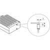 Konwektor Kermi V-Kon S Typ33 BH70x194x1700mm QN1224, weiß, 6 bar, m. Abd., Vent. re