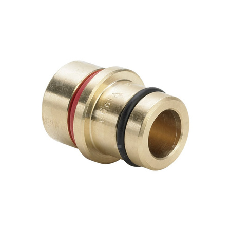 Adapter VIEGA 22336 jednoczęściowy, brąz (kw x kw), 30 mm, (głębokość: 15 mm) z uszczelką