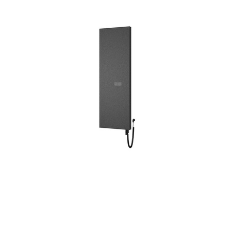 Grzejnik elektryczny Instal Projekt Inventio Electro biały/silk, ekran szary c12 40x180 cm INVE-40/180E12+GH-06C2