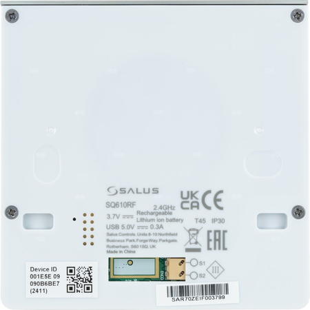 SALUS StartPack Premium RF - zestaw bezprzewodowego sterowania ogrzewaniem podłogowym z zarządzaniem przez Internet: KL08RF230V,  UG800, 4 x SQ610RF