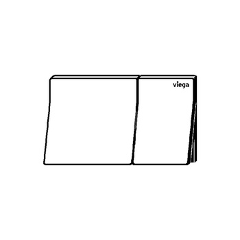 Przycisk uruchamiający do WC Prevista Visign for More 200 nr wzoru 8620.1 płytka maskująca: tworz. szt. czarny klawisz: metal miedziany/złoty matowy