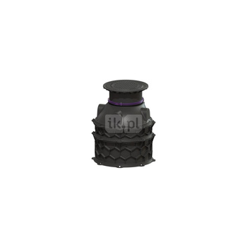 Studzienka techniczna do zabudowy w ziemi z włazem LW 600 z nasada i pokrywą żeliwną kl. D T: 3380-3679mm