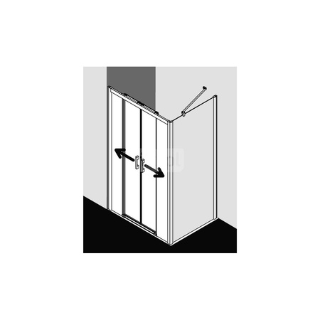 Kermi Drz. przesuw. Pega D4B 2000x 2000 1960-2000 SIHG SR Opaco Clean