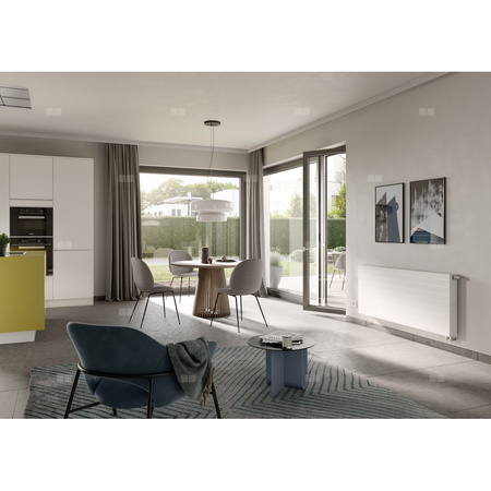 Kermi® x-flair® Line K T22 559x2005 1222W,RAL9016, 10 bar,z osłoną