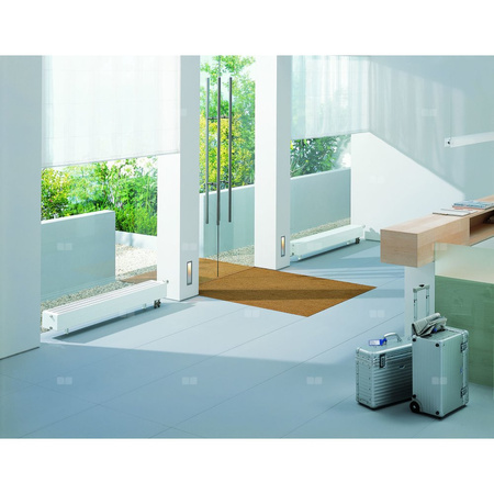 Konwektor Kermi V-Kon S Typ22 BH140x133x1900mm QN1374, weiß, 6 bar, o. Abd., Vent. re