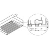 Konwektor Kermi V-Kon S Typ55 BH140x316x700mm QN1257, weiß, 6 bar, m. Abd., Vent. re