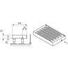 Konwektor Kermi Kon m. Str. Typ55 BH70x316x3000mm QN3291, weiß, 6bar, m. Abd, AB 12