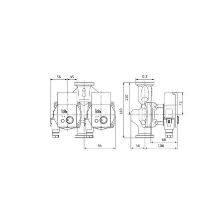 Pompa obiegowa WILO Yonos PICO-D 30/1-8 1 x 230 V 50/60 Hz, PN 10/10bar