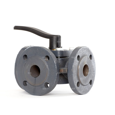 Zawór regulacyjny 3-drożny DANFOSS żeliwo (stan surowy) kołnierz DN 50, 50 mm, max. 110'C, max. 0.5bar, ze sterowaniem elektrycznym
