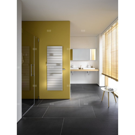 Kermi TABEO-V 1437x101x750mm QN 1048,RAL901,zawór po prawej6