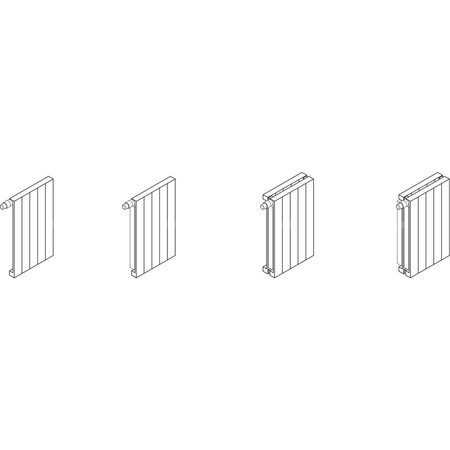 Grzejnik płytowy typ 22 KERMI V-HVV wym. 2200 x 420 mm, kolor biały, moc 1907 W