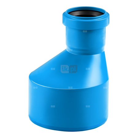 Złącze MAGNAPLAST Ultra dB UDBR redukcja, PP-m (niebieski), DN 160 x DN 110 (ww x wz), do kanalizacji