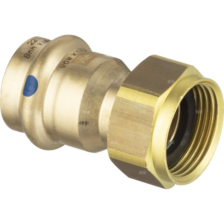 Dwuzłącze VIEGA 2263LF dwuczęściowy, brąz / brąz, 3/4'' x 15 mm (gw x mz) z uszczelką