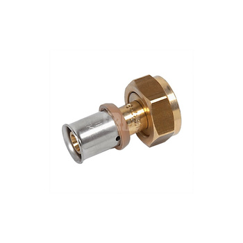 Półśrubunek SANHA 3fit Press dwuczęściowy, 16 mm x 1/2'' (zw x nz)