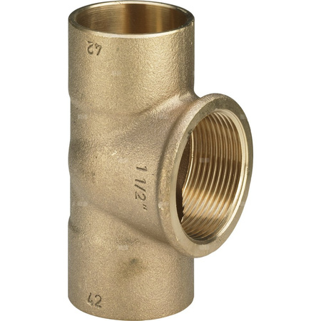 Trójnik VIEGA 94130G brąz 16 mm x 1/2'' x 16 mm (lw x gw x lw)