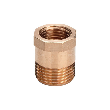 Nypel przejściowy VIEGA 3244 jednoczęściowy, brąz / brąz, 1 1/4'' x 1'' (gz x gw), 34 mm