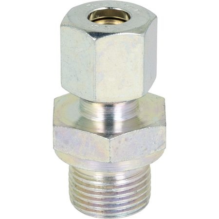 Złącze zaciskowe AFRISO, 3/8'' x 8 mm (GZ x śrubunek pierścieniowo-zaciskowy), 38.5 mm