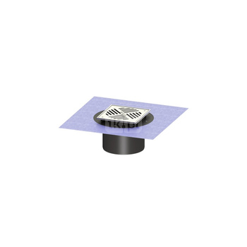 Kratka KESSEL Variofix kwadratowa ze stalowai nierdzewnej 200x200mm do wpustu