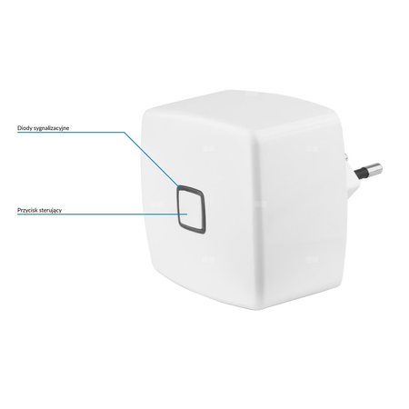 Powielacz sygnału bezprzewodowego do FloorControl, 230 V AC