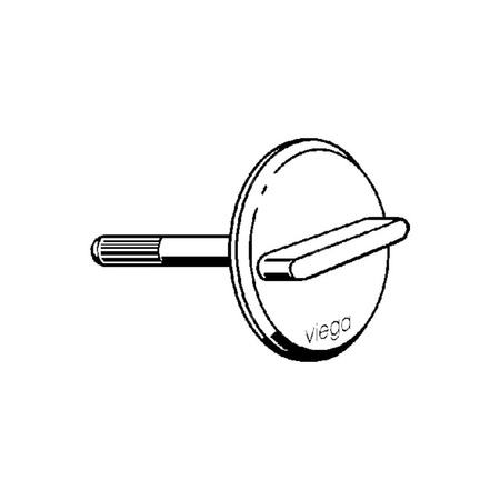 Pokrętło do armatury sanitarnej VIEGA 6161109 tworzywo sztuczne chrom