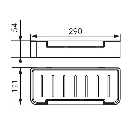 EMOTION półka na kosmetyki, biały