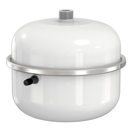 Naczynie wzbiorcze wiszące FLAMCO MEIBES Airfix, pojemność 4 l, 10 bar / 120'C fi3/4'', kolor biały, do instalacji C.W.U.