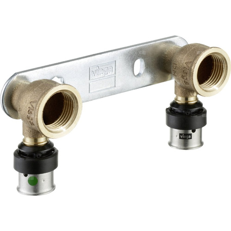 Przyłącze grzejnika VIEGA 67242 brąz 16mm x 1/2''