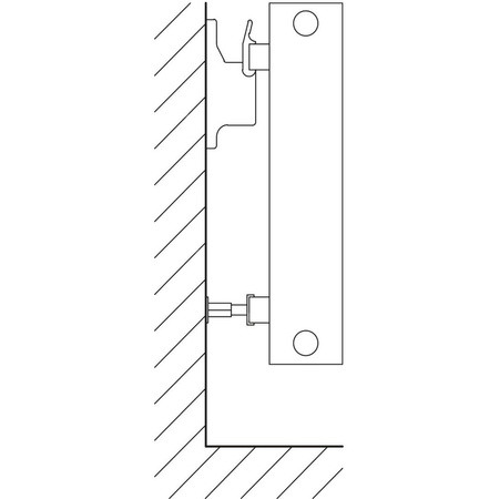 Ściana grzewcza Kermi Heizwand HHN Typ20 BH1330x72x1500 QN2919, weiß, 6bar, m. Abd, AB 12