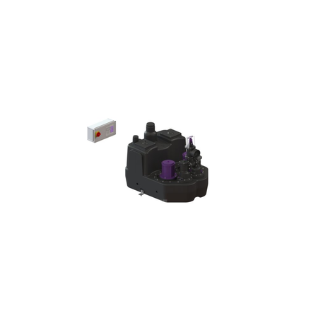Przepompownia Aqualift F XL Duo, 1500W-S3, 400V, 200L, z zasuwą odcinającą z PE