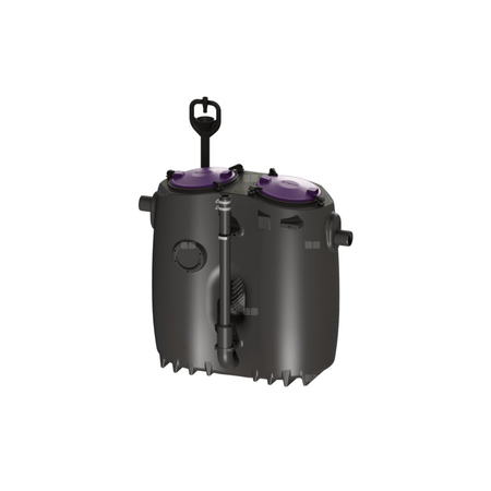 Separatory tłuszczu EasyClean free Basic Direct NS 2 Prawy z urządzeniem do napełniania