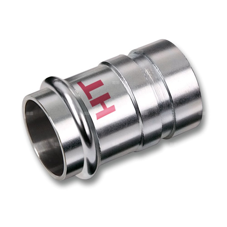 Nypel SANHA NiroSan Press Industry, stal nierdzewna, 35 mm x 42,4 mm (zw x GW)