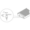 Konwektor Kermi V-Kon S Typ55 BH70x316x1300mm QN1426, weiß, 6 bar, o. Abd., Vent. re