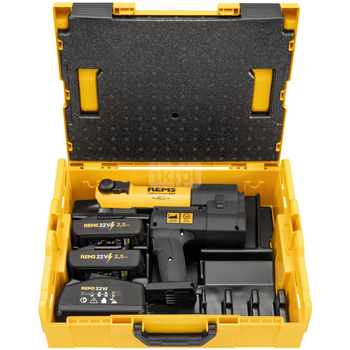 REMS Akku-Press 22V ACC Basic-Pack L-Boxx +Aku. 2,5 Ah