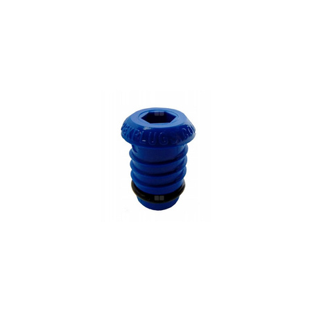 Korek do prób ciśnieniowych QIK Niebieski, PERT/PEX, śred. 26 mm