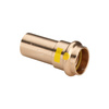 Złącze przejściowe Profipress VIEGA 2613 jednoczęściowy, brąz / brąz, 18 mm (kw x mz), 52 mm